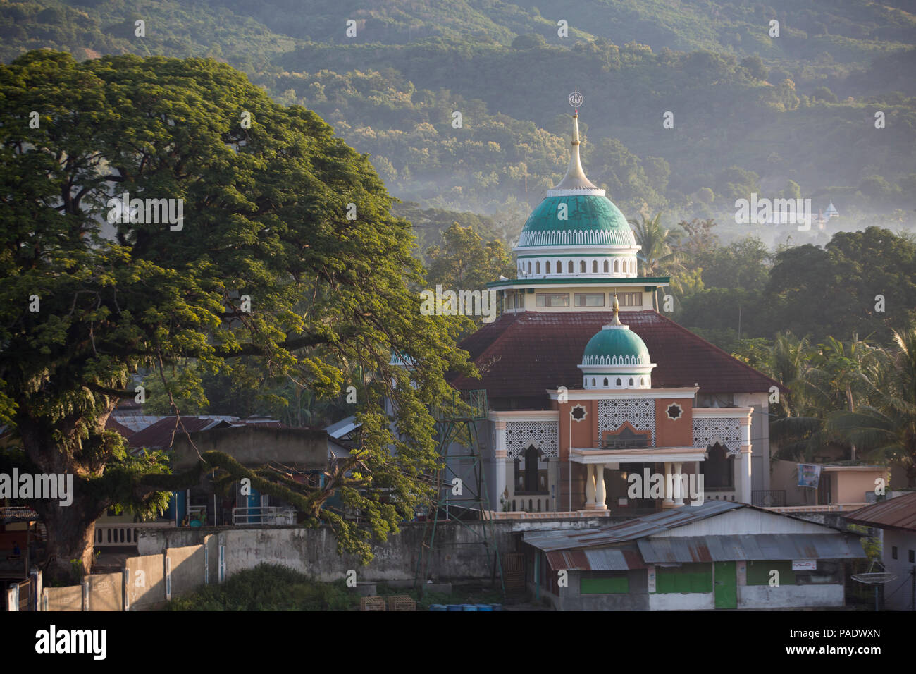 Mosque in Kalabahi, Indonesia Stock Photo