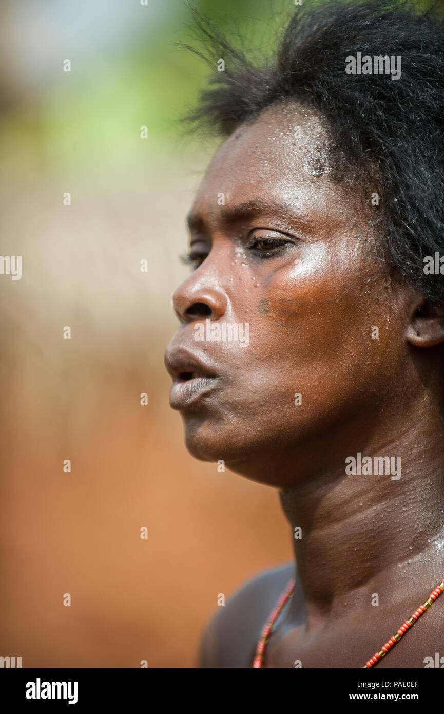 Kara Togo Mar 11 2012 Unidentified Togolese Woman In A