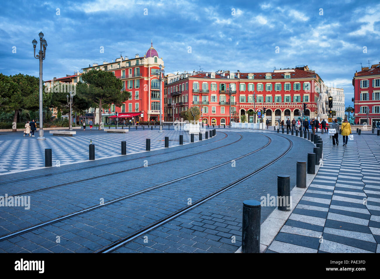 Nice Main Square Historic place massena square hi-res stock photography and images - Alamy