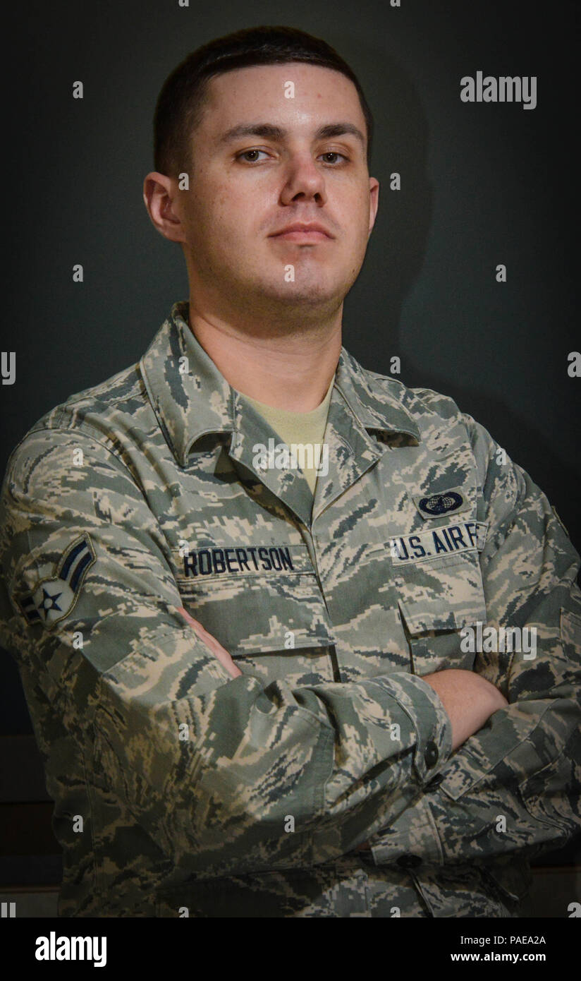 U.S. Air Force Airman 1st Class Chad Robertson, 20th Comptroller