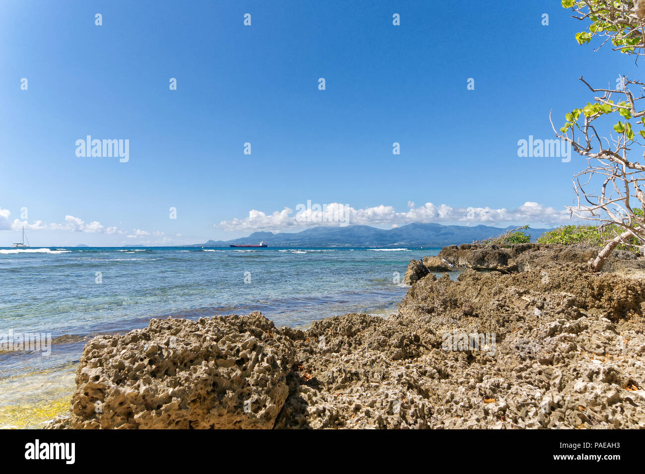 Caribbean Beach Guadeloupe Stock Photos Caribbean Beach