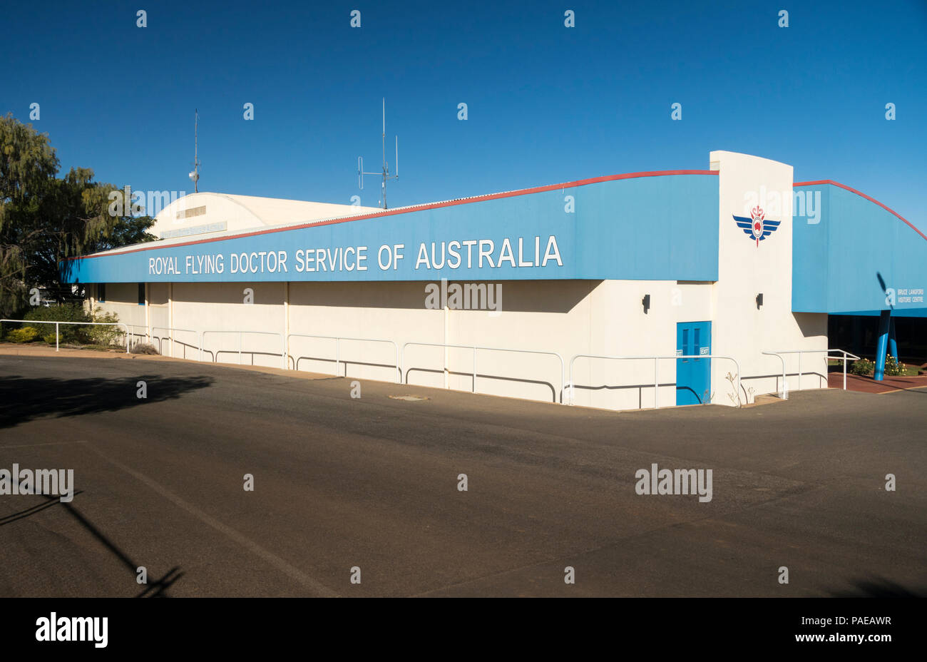 Royal Flying Doctor Service building in the outback, Broken Hill, New South  Wales, Australia Stock Photo - Alamy