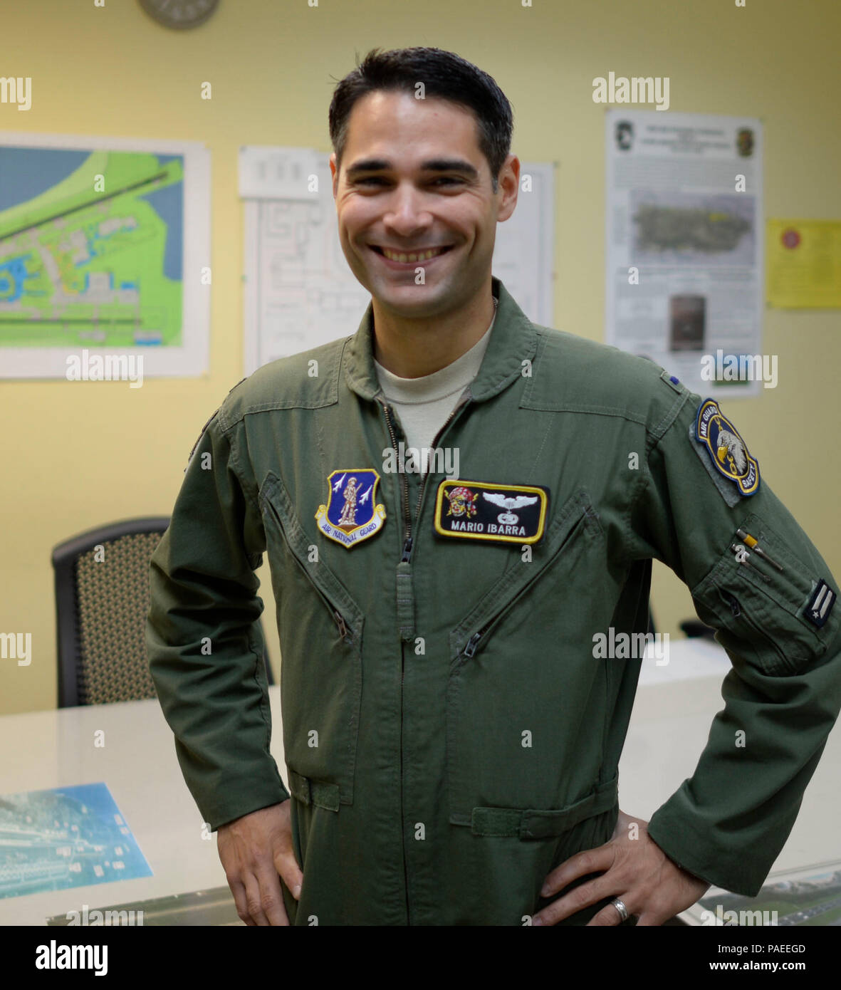 U.S. Air Force Capt. Mario Ibarra, 156th Airlift Wing flight safety