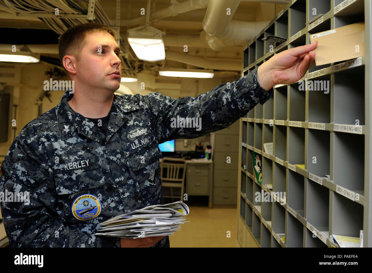 NEWPORT NEWS, Va. (Mar.28, 2015) Logistics Specialist 2nd Class
