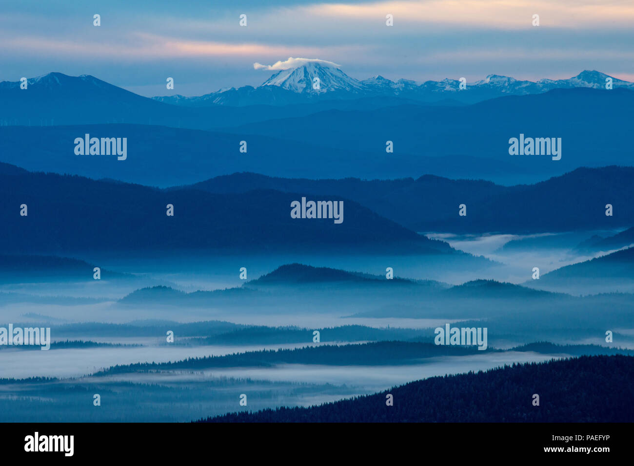 Mount Lassen from Mount Shasta, Lassen Volcanic National Park
