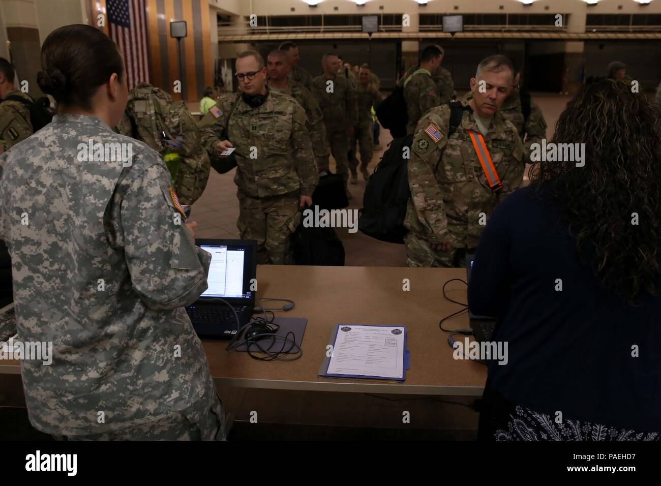 Soldiers assigned to 197th Field Artillery Brigade, New Hampshire Army