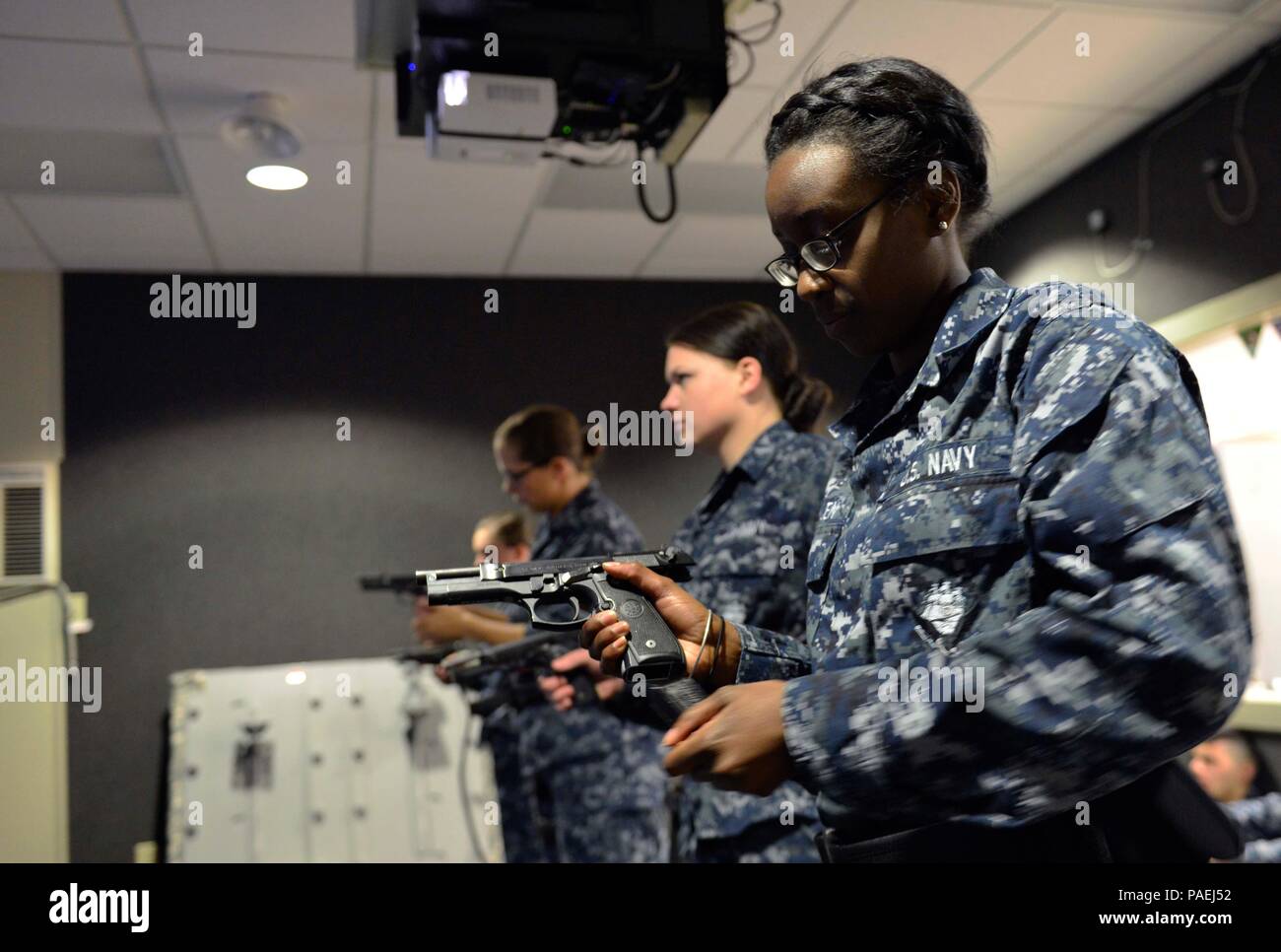 Gerald Module Range Personnel assigned to the Pre‑Commissioning Unit of the aircraft ...