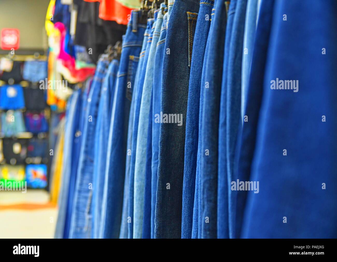 blue jeans clothing store