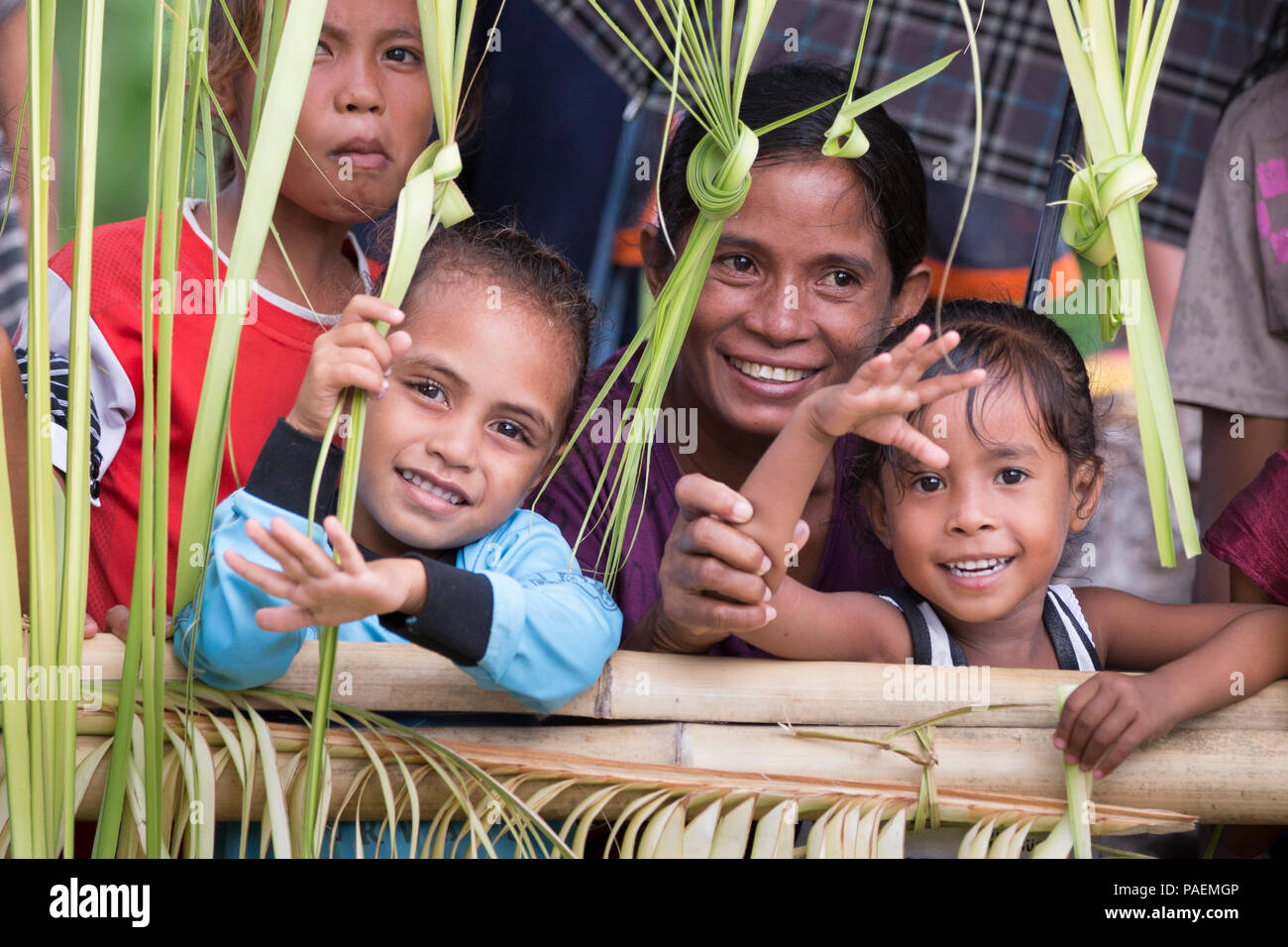 Leti Islands festive and cultural celebrations, Indonesia Stock Photo