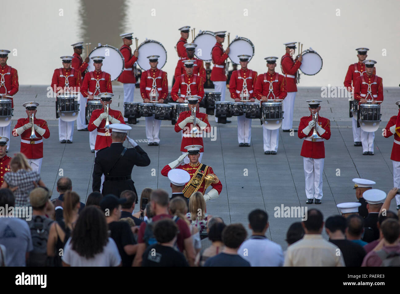 Master Sgt. Keith Martinez, assistant drum major, “The Commandant’s Own