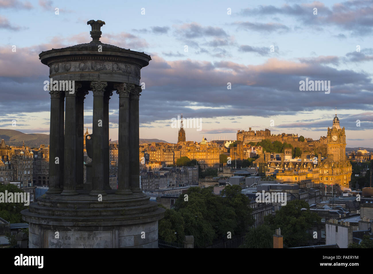 People get up with the rising sun on Calton Hill for the summer solstice as today is the longest day in the year.  Featuring: Edinburgh Where: Edinburgh, United Kingdom When: 21 Jun 2018 Credit: Euan Cherry/WENN Stock Photo