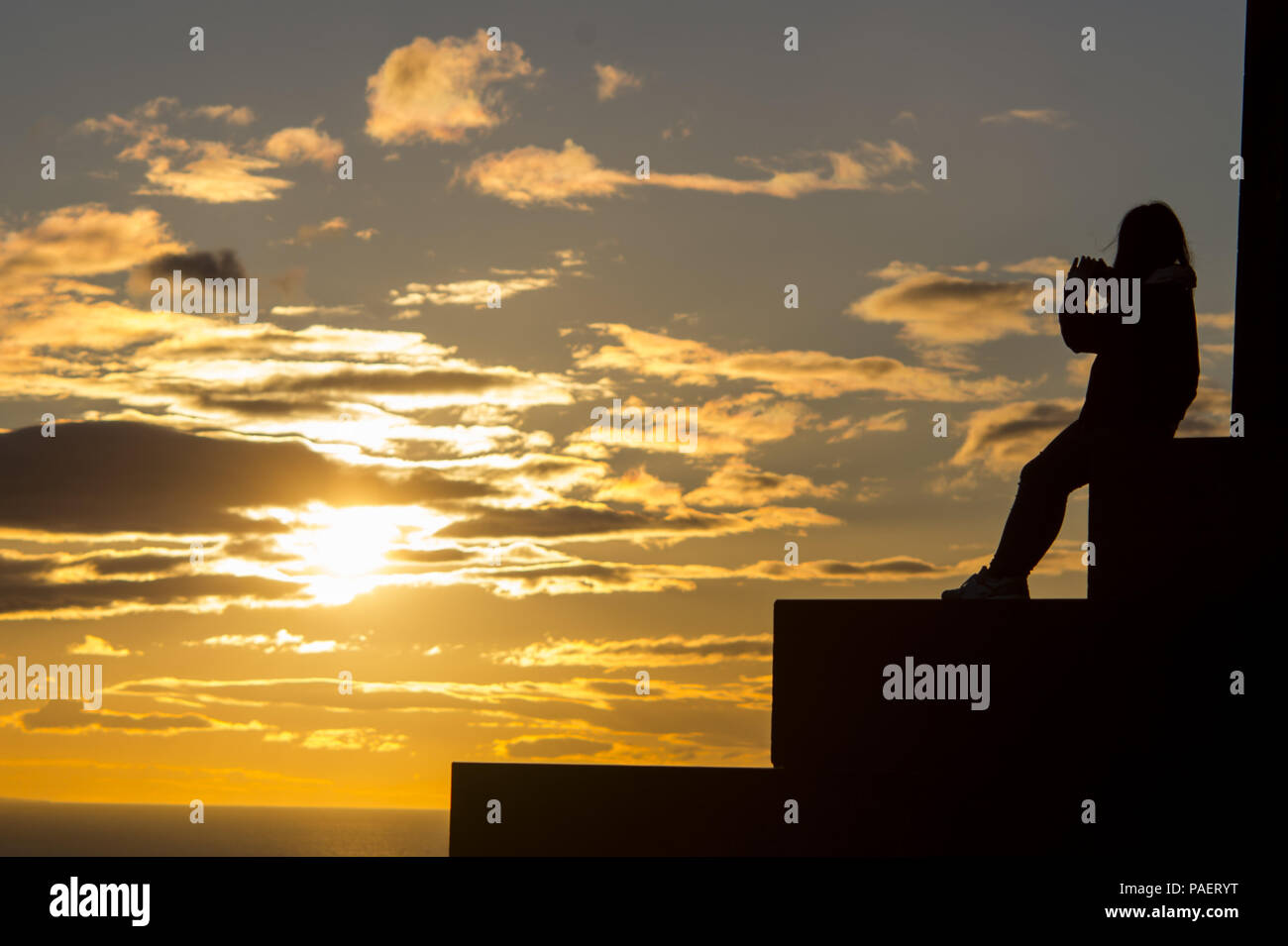 People get up with the rising sun on Calton Hill for the summer solstice as today is the longest day in the year.  Featuring: Atmosphere Where: Edinburgh, United Kingdom When: 21 Jun 2018 Credit: Euan Cherry/WENN Stock Photo