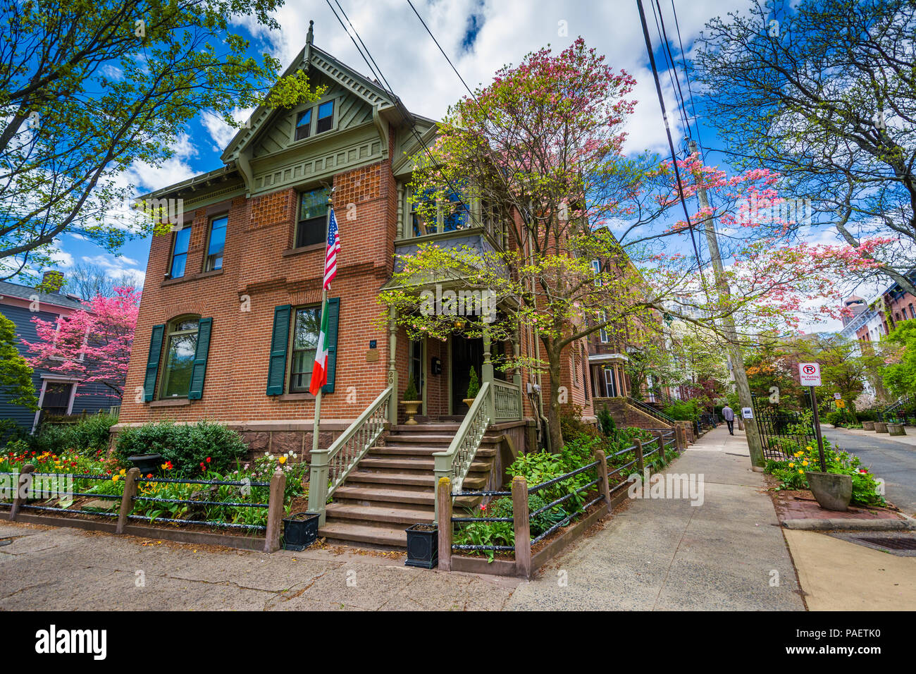 Houses in New Haven, Connecticut Stock Photo Alamy