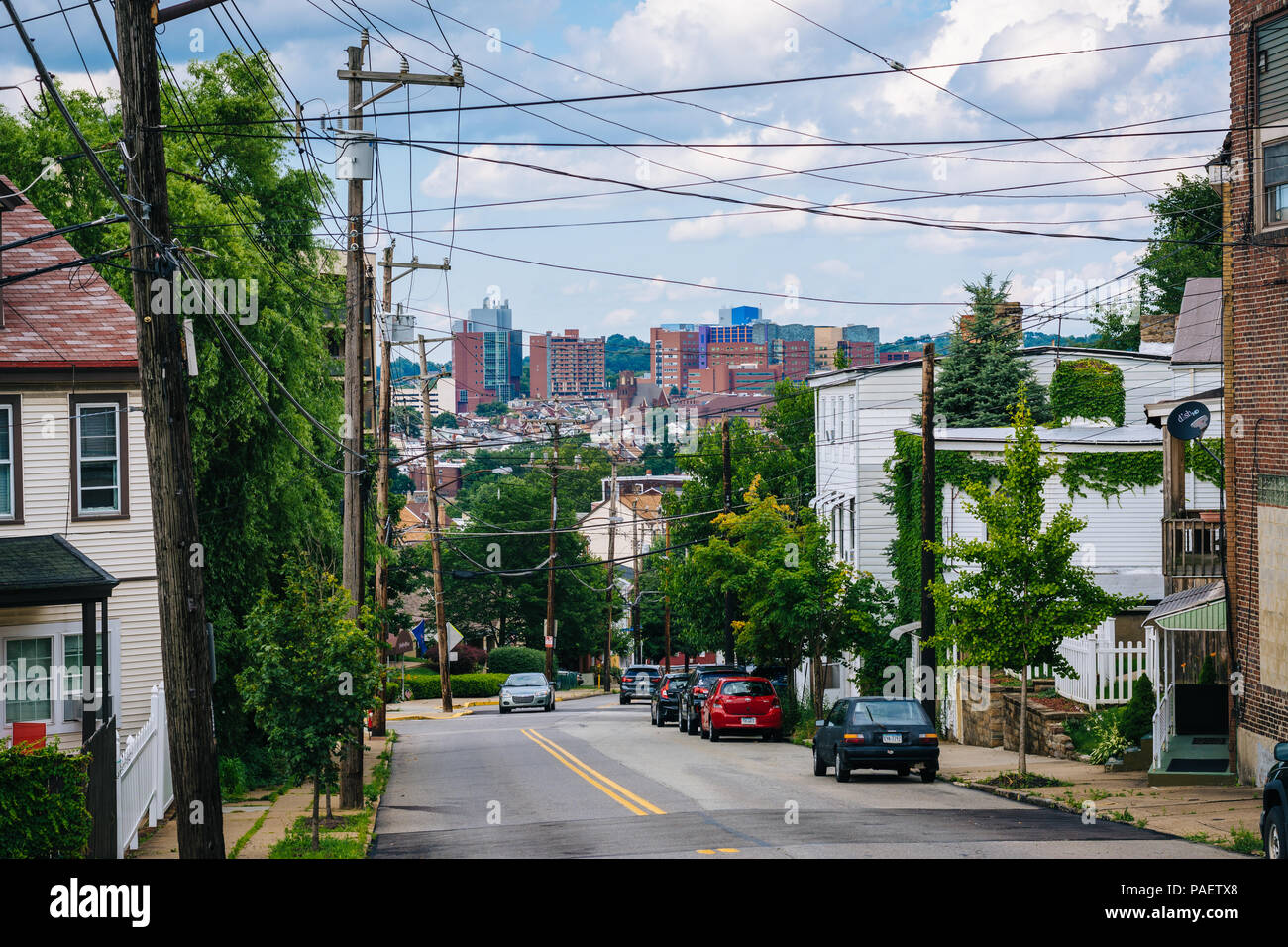 Polish Hill, in Pittsburgh, Pennsylvania Stock Photo Alamy