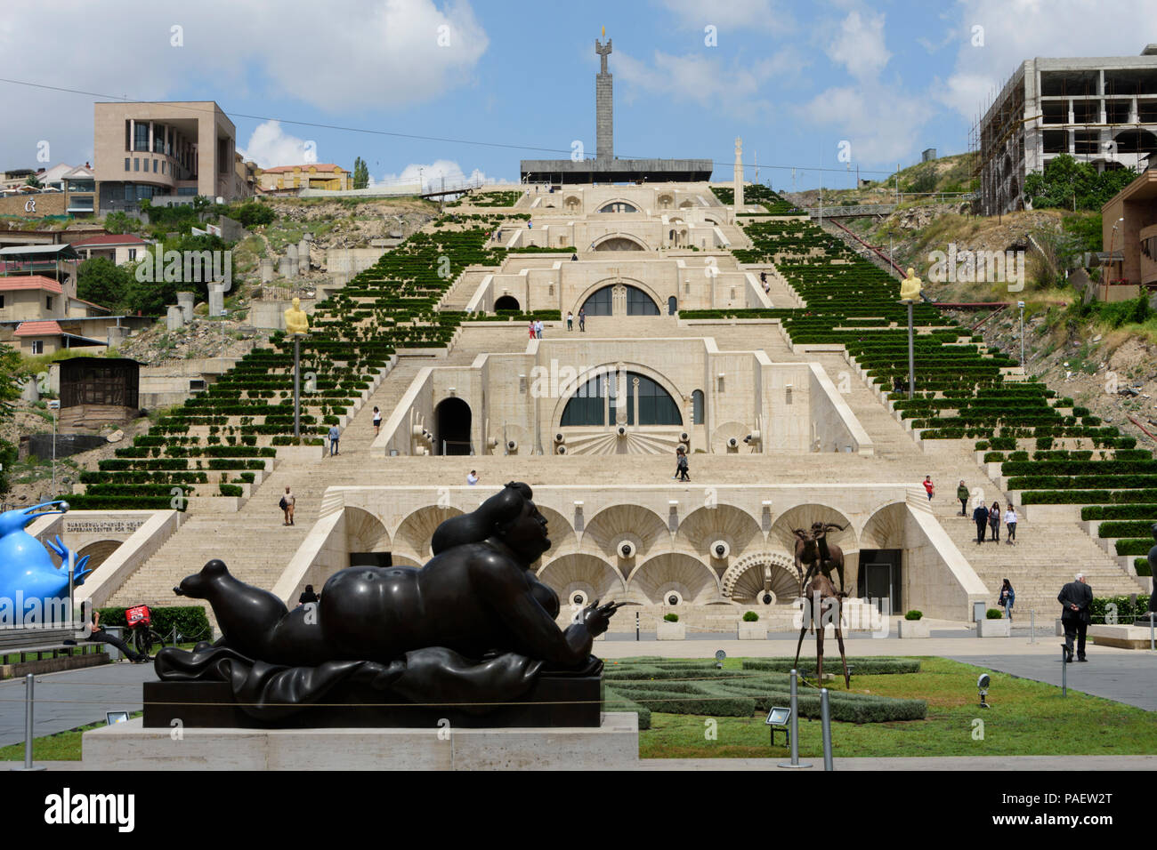 The Cascade complex in Yerevan, Armenia. Stock Photo