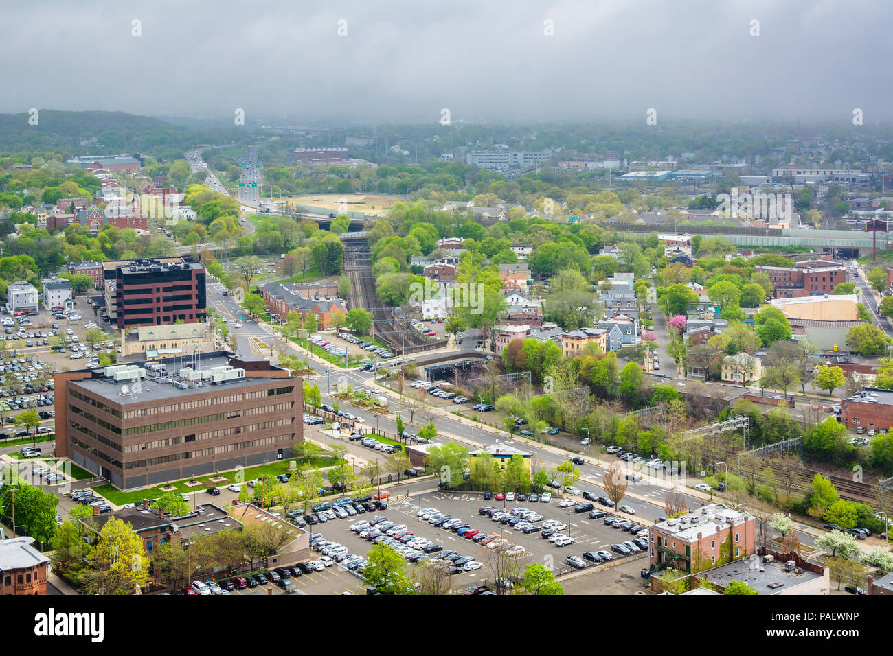 New haven skyline High Resolution Stock