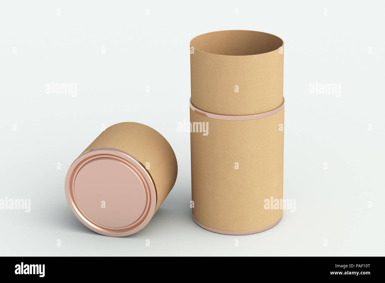 Download Blank Opened Kraft Paper Tube Container Packaging On White Background Include Clipping Path Around Tube 3d Illustration Stock Photo Alamy Yellowimages Mockups