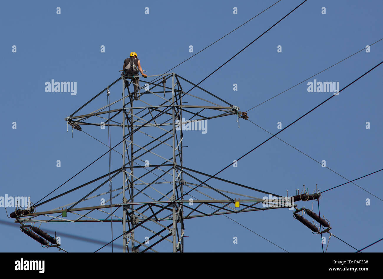 Electricianpower hires stock photography and images Alamy