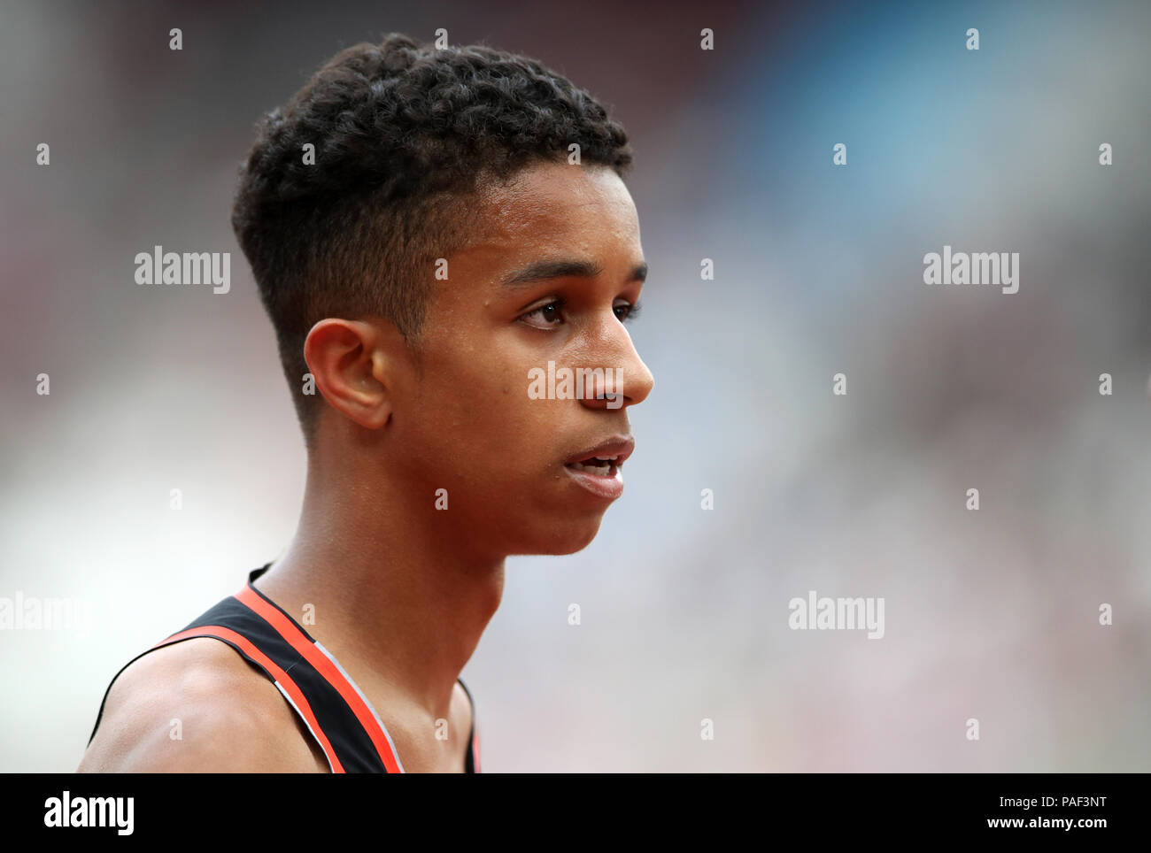 Daniel Rodden Great Britain's Daniel Rowden after the Men's 800m during day two of ...