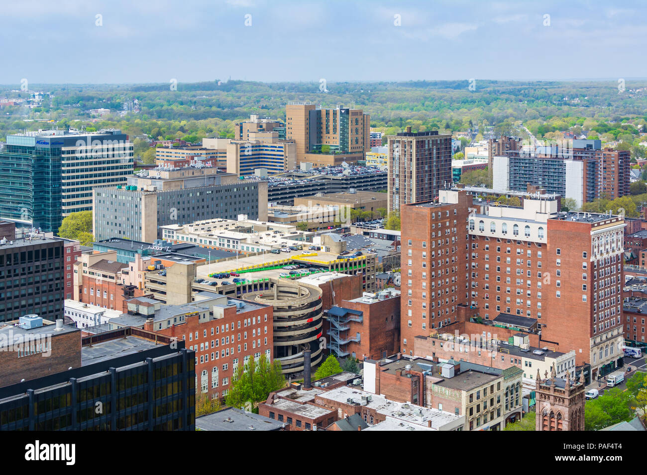 View of downtown New Haven, Connecticut Stock Photo Alamy