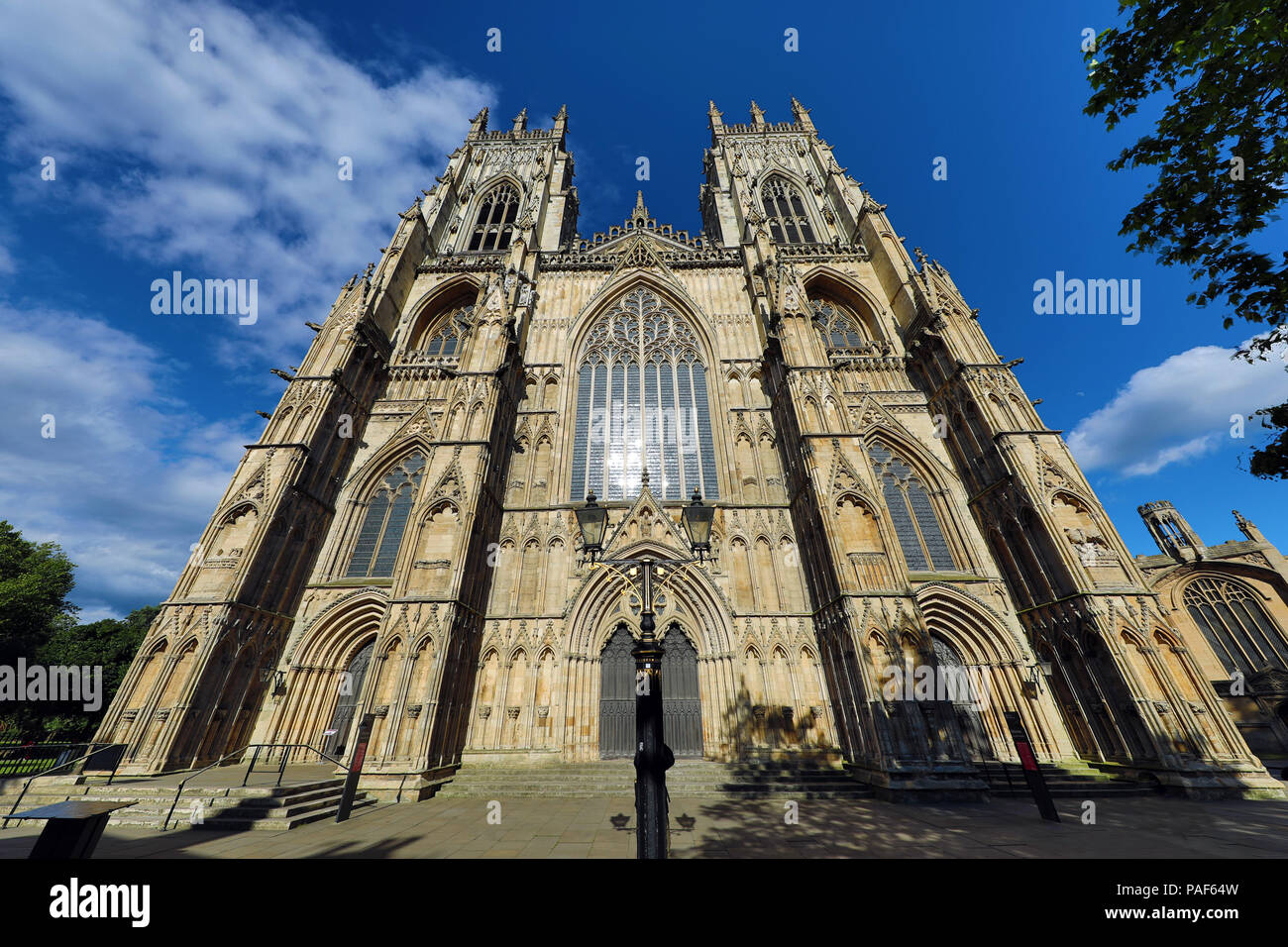 York Minster Cathedral in York, Yorkshire, England Stock Photo