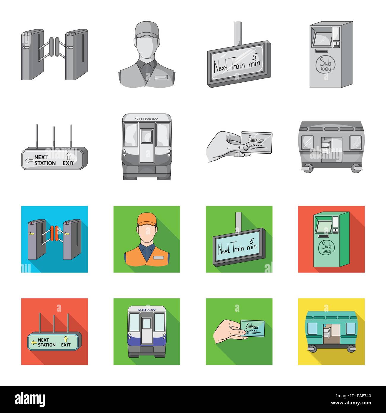 Transport, public, train and other icon in monochrome,flat style ...