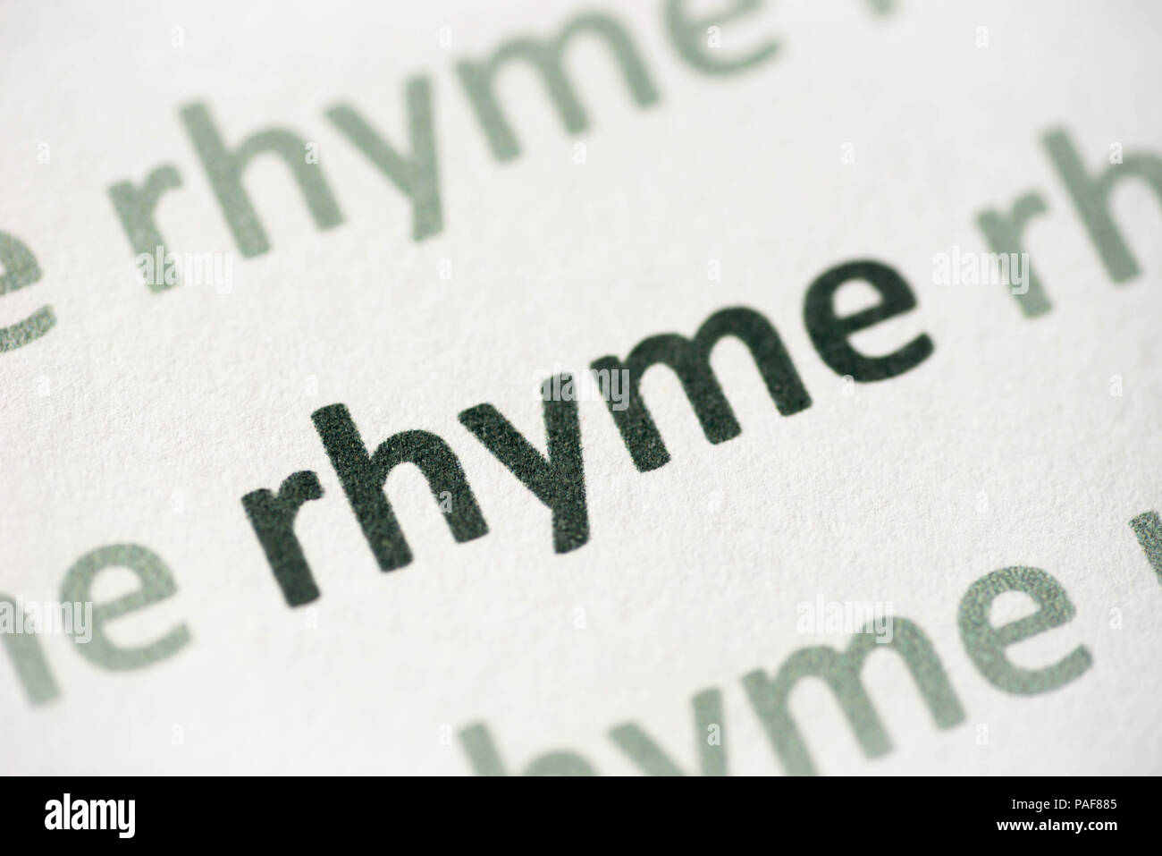 Rhyme dictionary hires stock photography and images Alamy