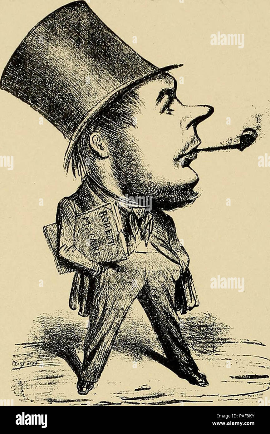 'The history of the nineteenth century in caricature' (1904) Stock Photo
