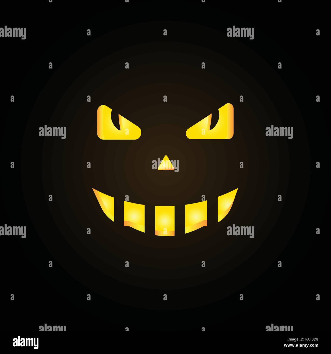 Halloween Jack O Lantern Happy Face Stock Vector Image & Art Alamy