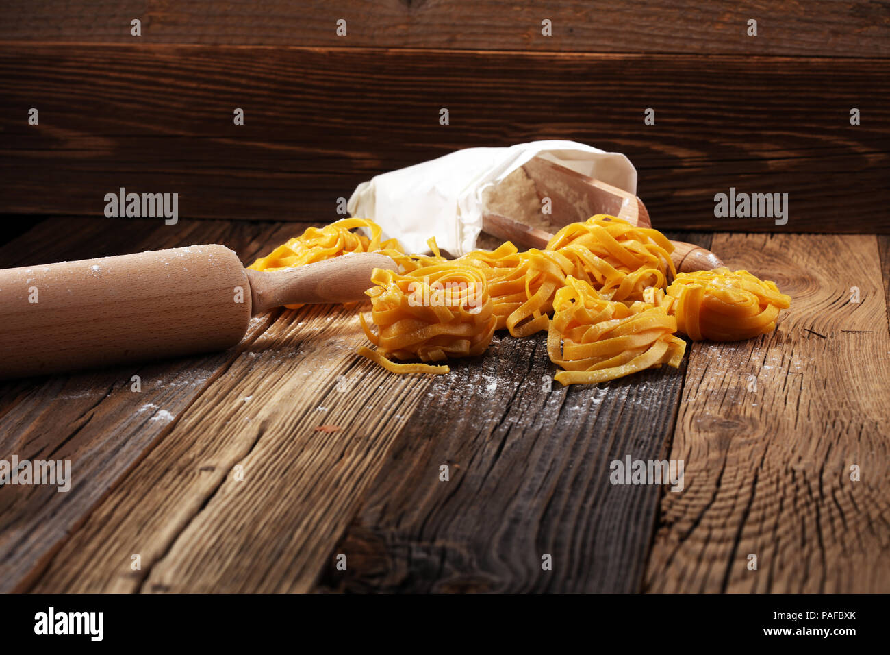 pasta on rustic background. Diet and food concept Stock Photo - Alamy