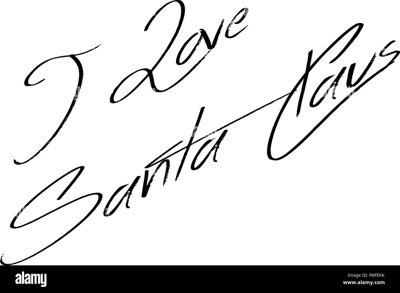 I Love Santa Claus Text sign illustration Stock Vector Image & Art - Alamy