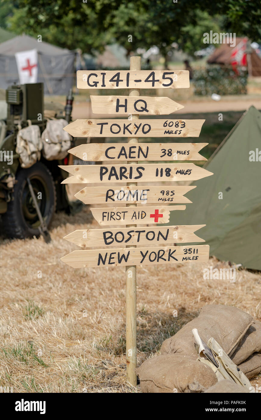 Festival of the Forties World War 2 Show Stock Photo