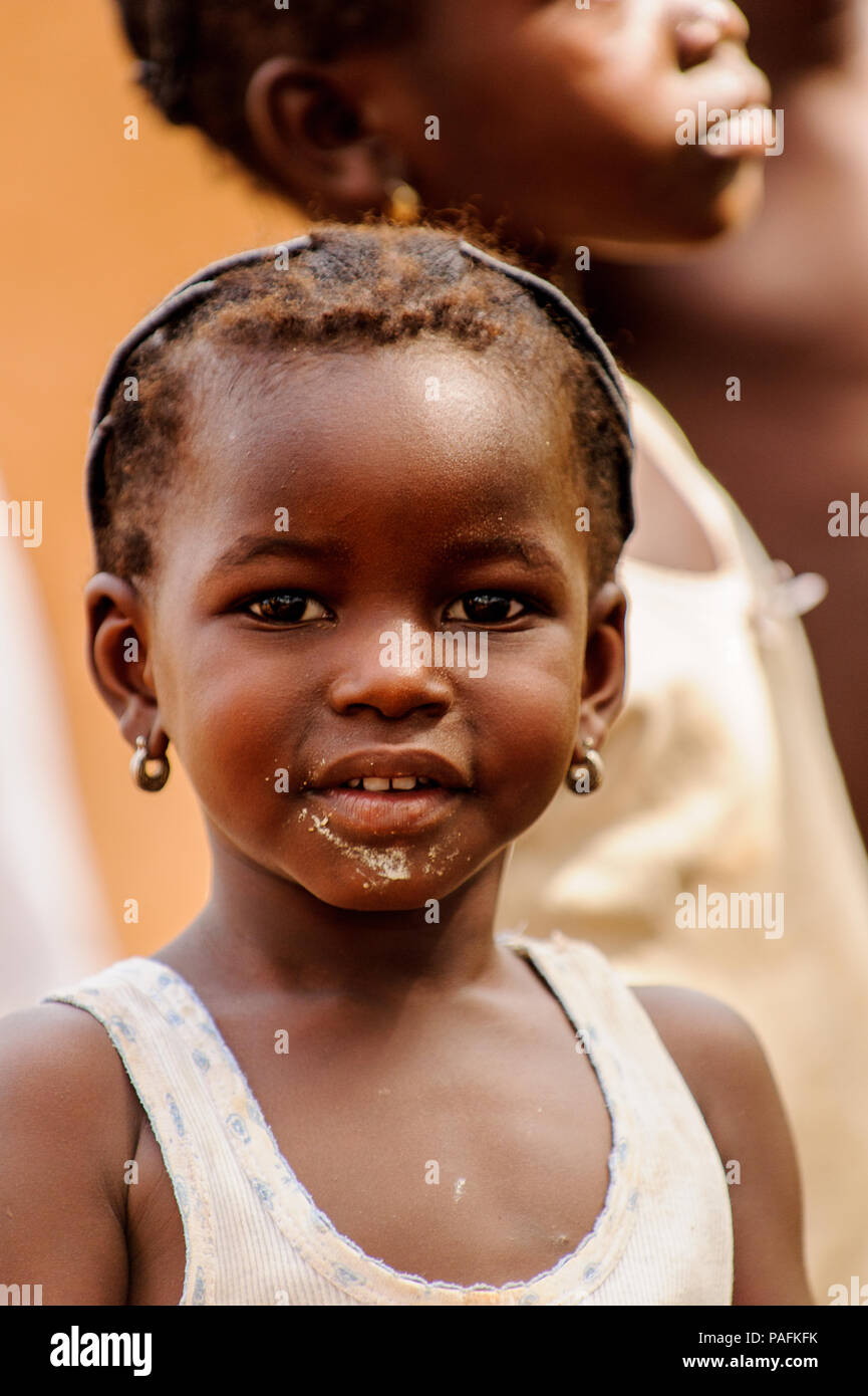 Accra Ghana March 6 2012 Unidentified Ghanaian Little Girl In