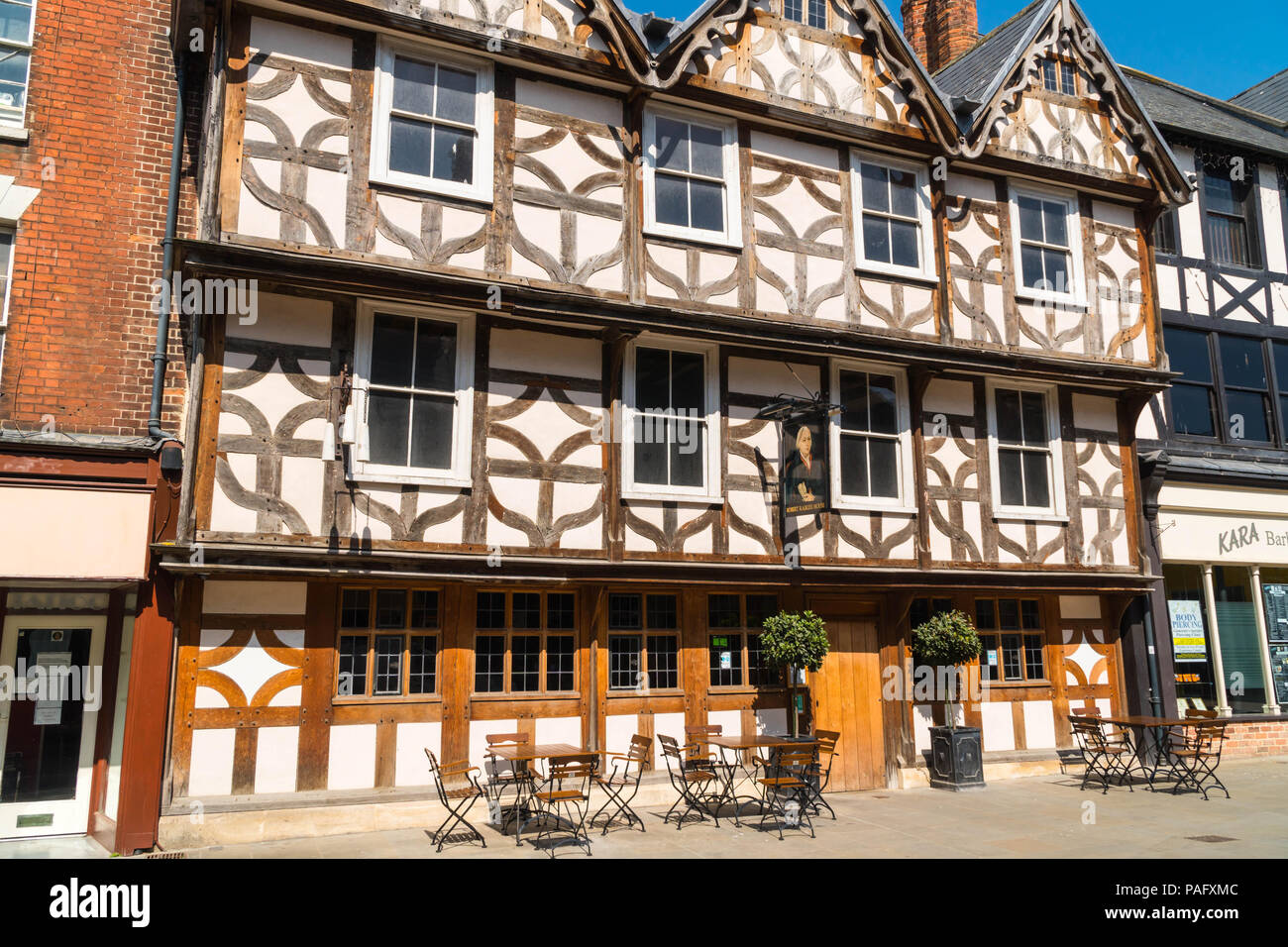 Robert Raikes's House. Pub and Restaurant Gloucester UK. Stock Photo