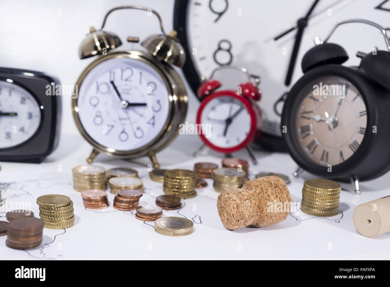 World Map With Clocks High Resolution Stock Photography and Images - Alamy