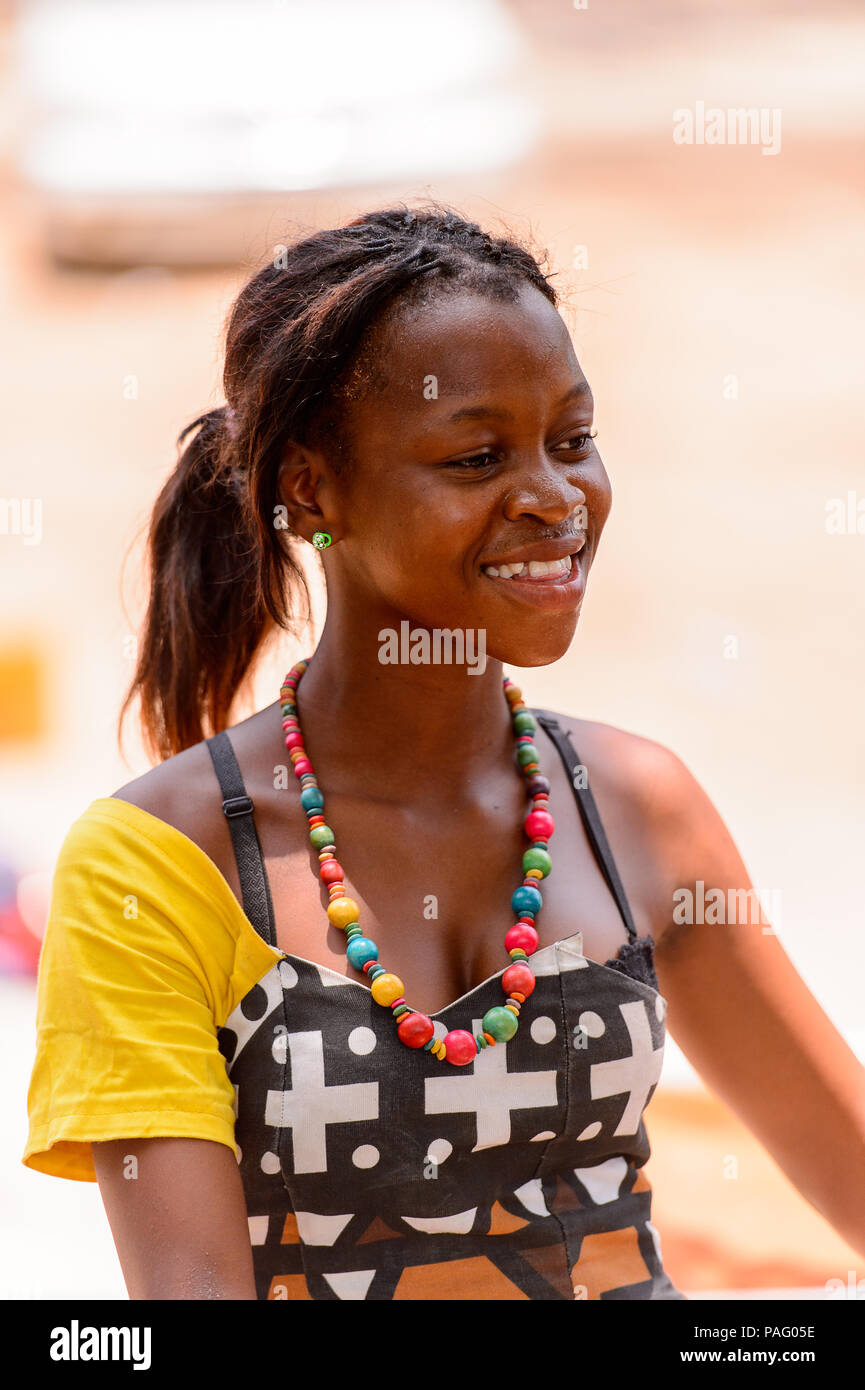 ANGOLA LUANDA MARCH 4 2013: Angolan beautiful woman dances the