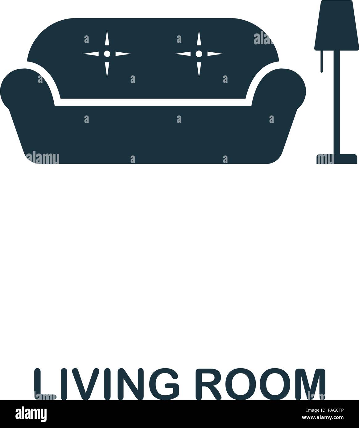 Living Room creative icon. Simple element illustration. Living Room