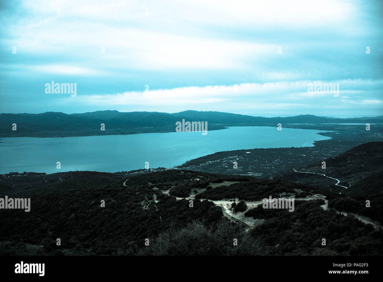 Trichonida Lake - Greece Stock Photo