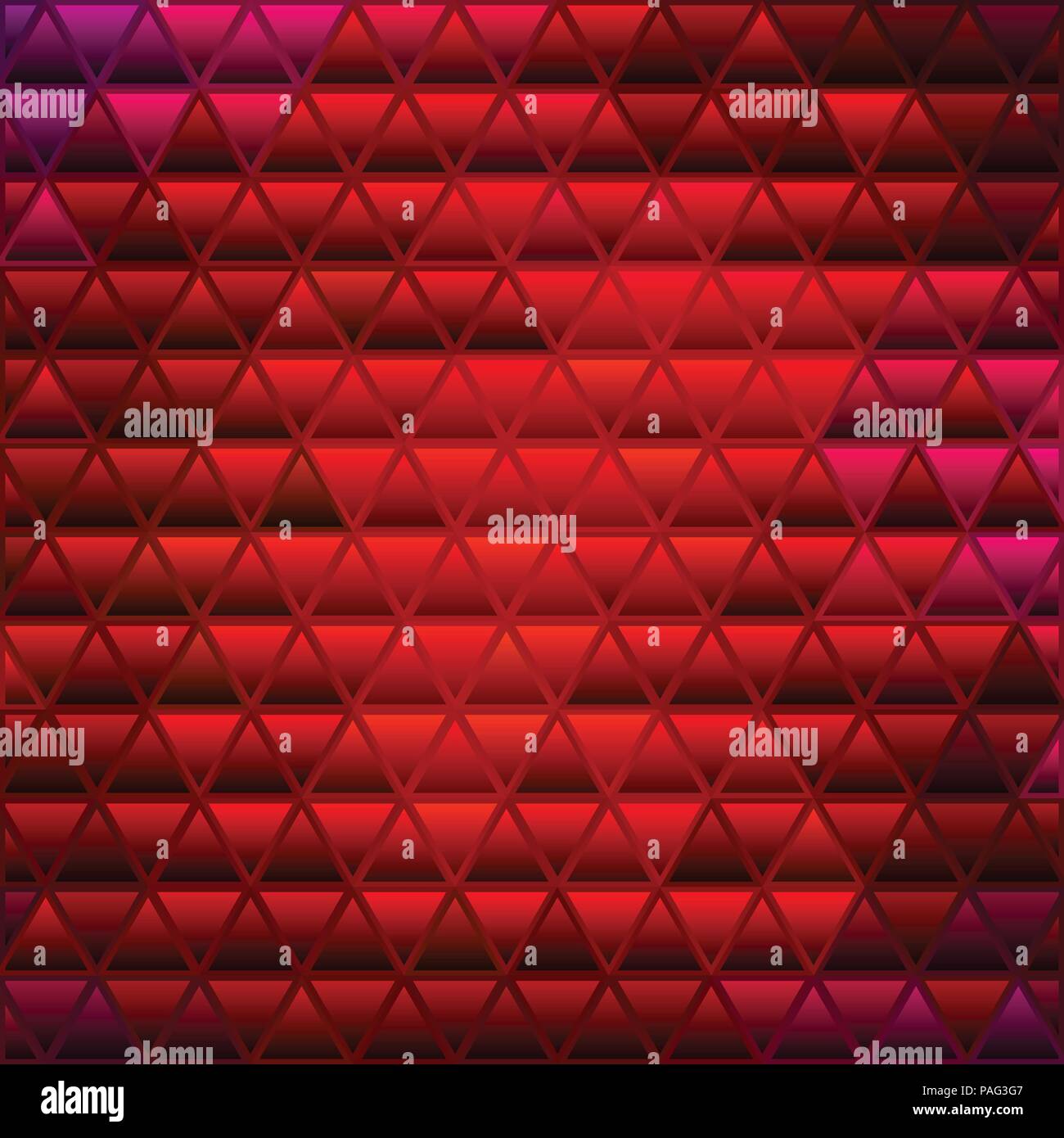 abstract vector stained-glass triangle mosaic background - red Stock ...