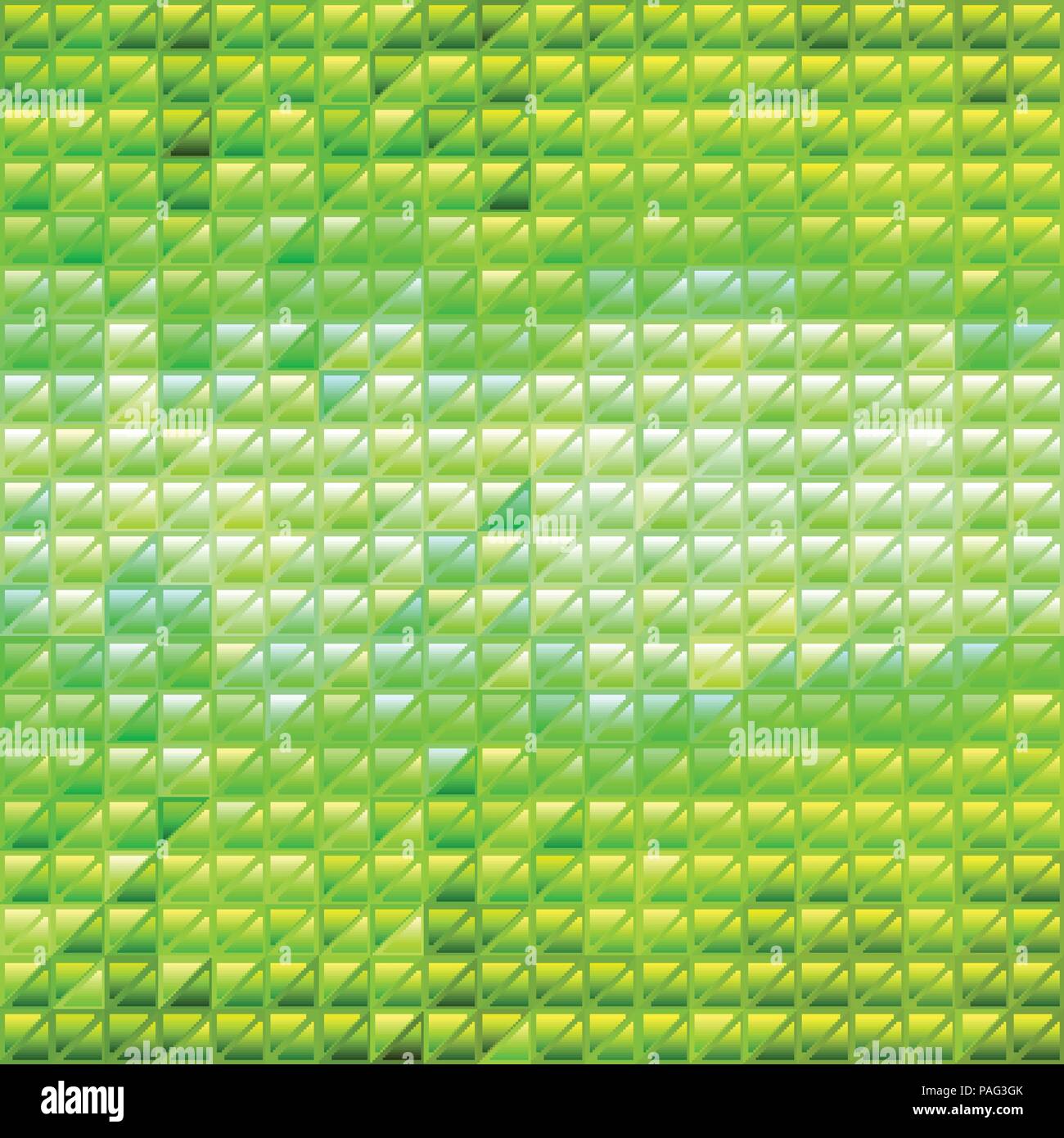 abstract vector stained-glass triangle mosaic background - green Stock ...