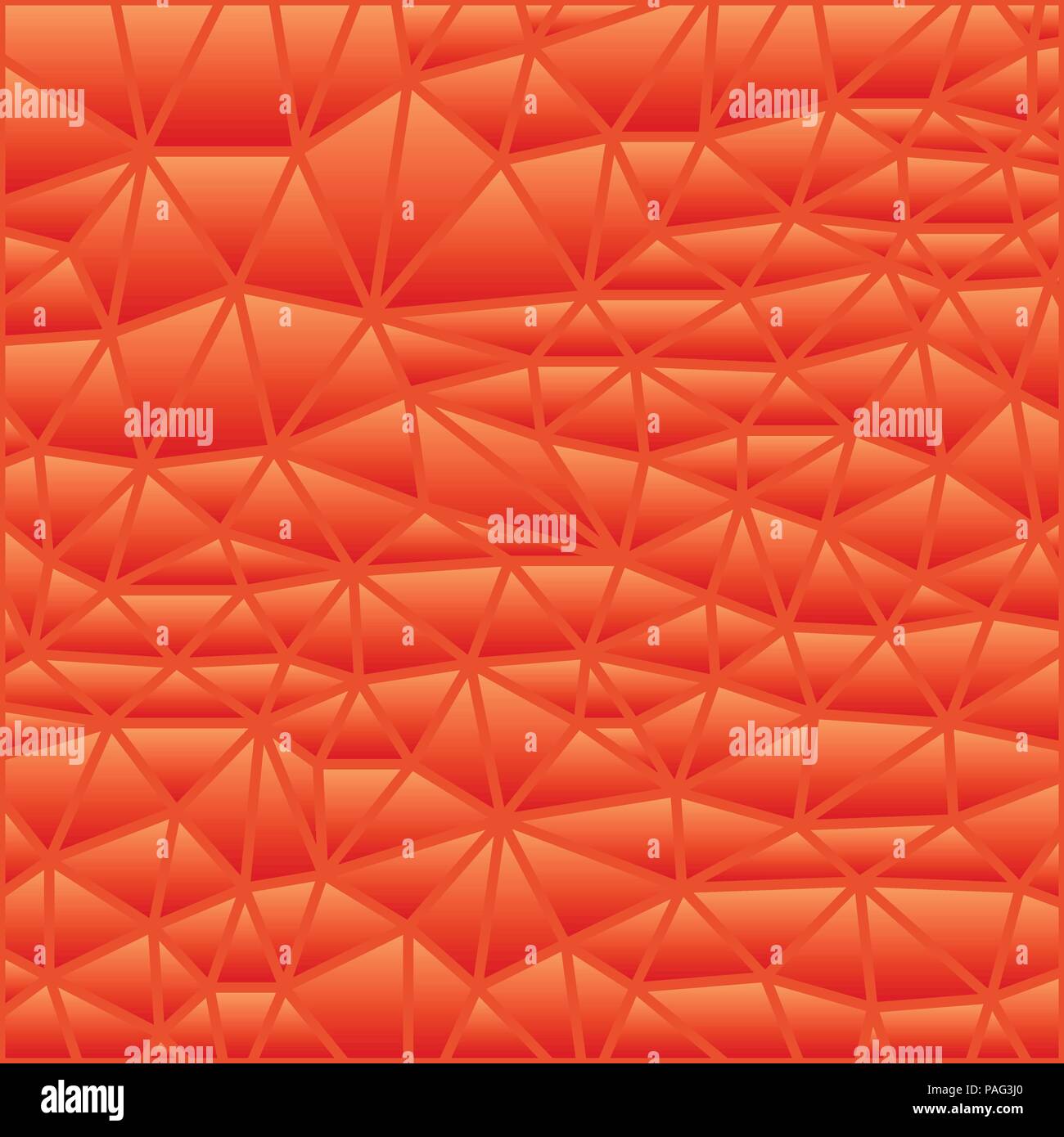 abstract vector stained-glass triangle mosaic background - red Stock ...