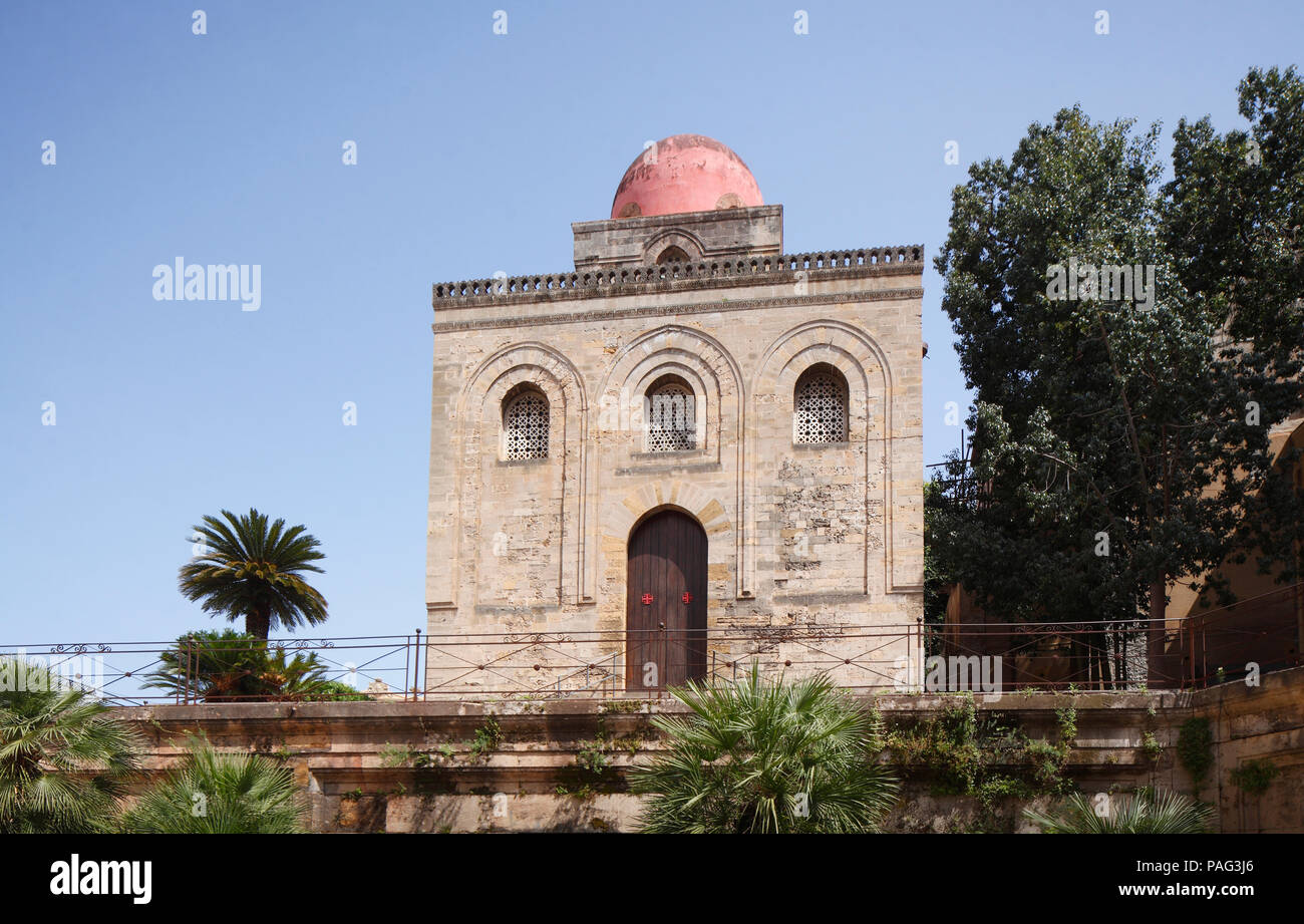 San Cataldo church, Palermo, Sicily, Italy, Europe  I  San Cataldo Kirche, Palermo, Sizilien, Italien, Europa Stock Photo