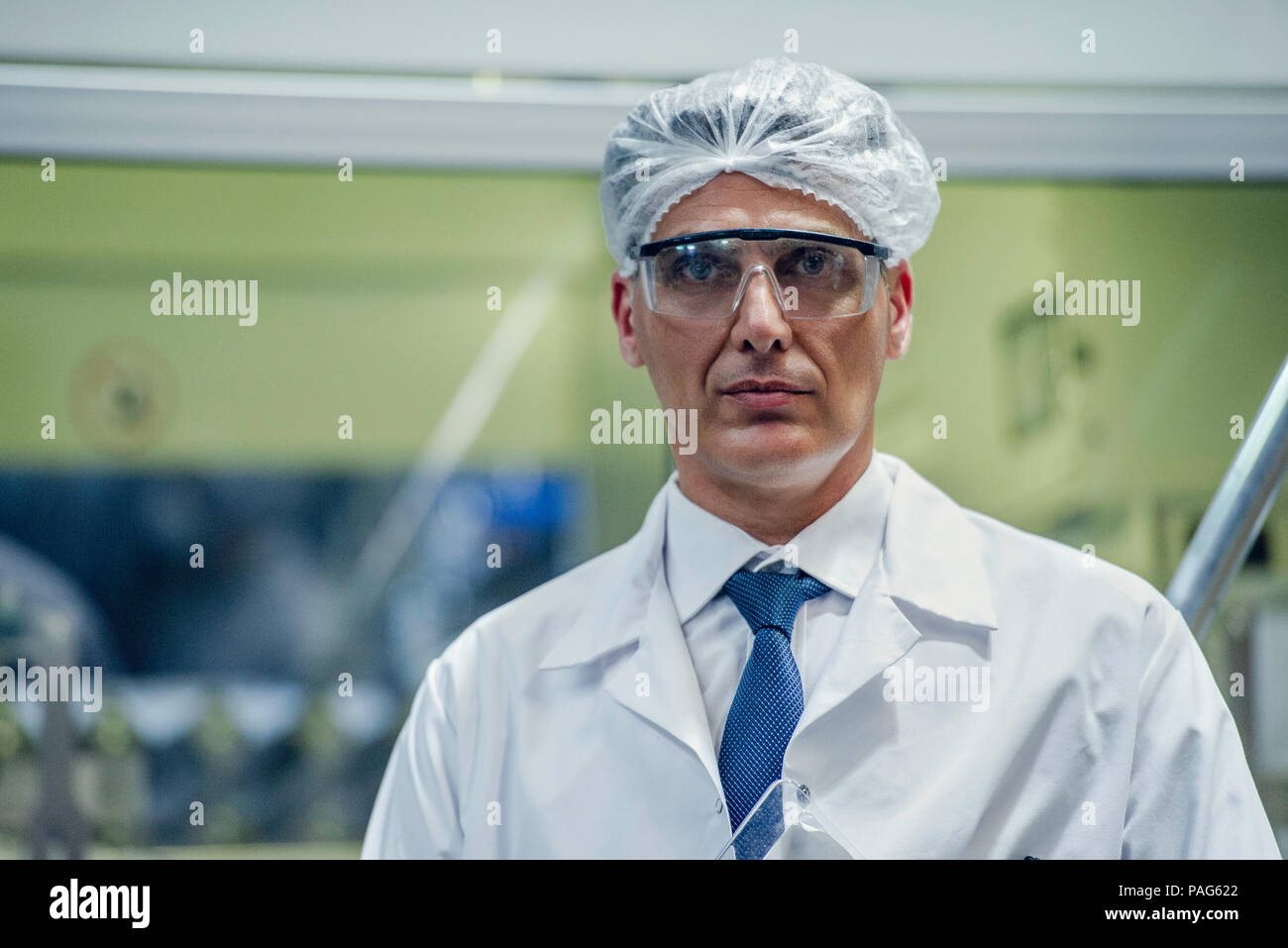 Portrait of scientist in laboratory Stock Photo