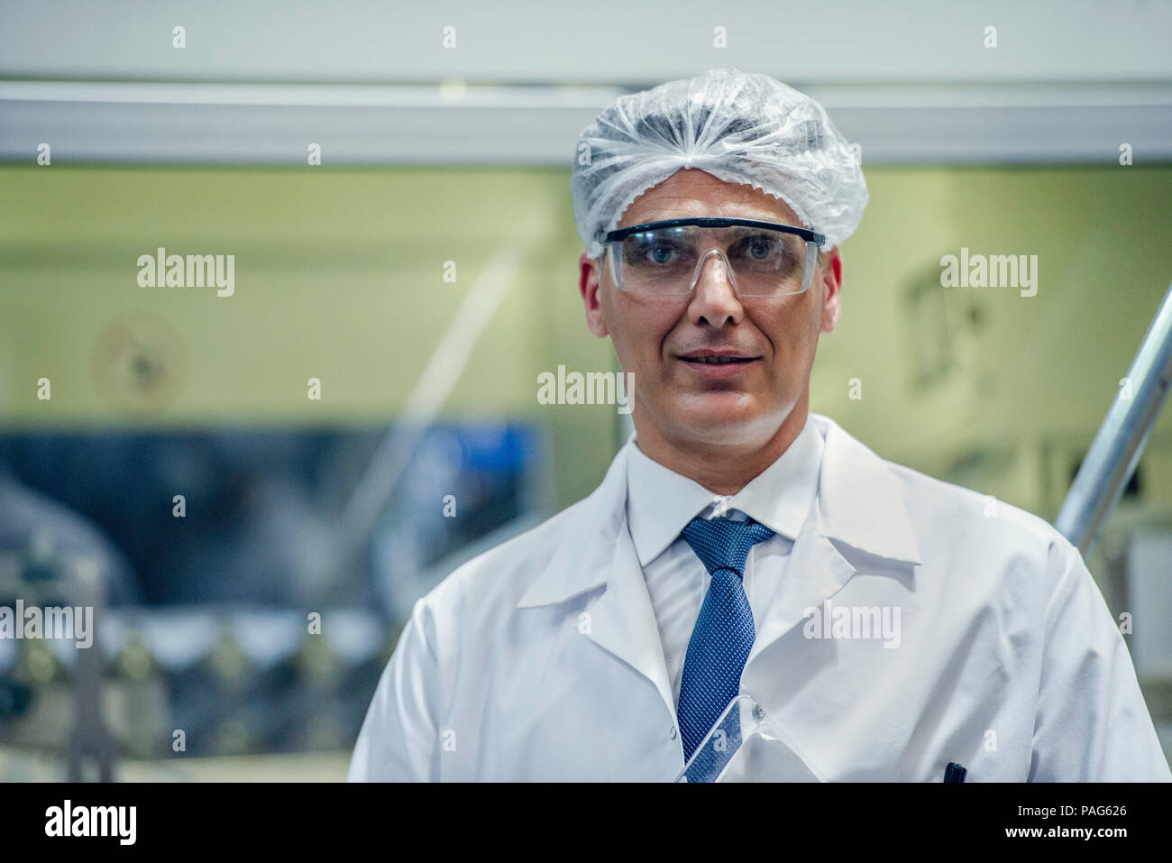 Portrait of scientist in laboratory Stock Photo