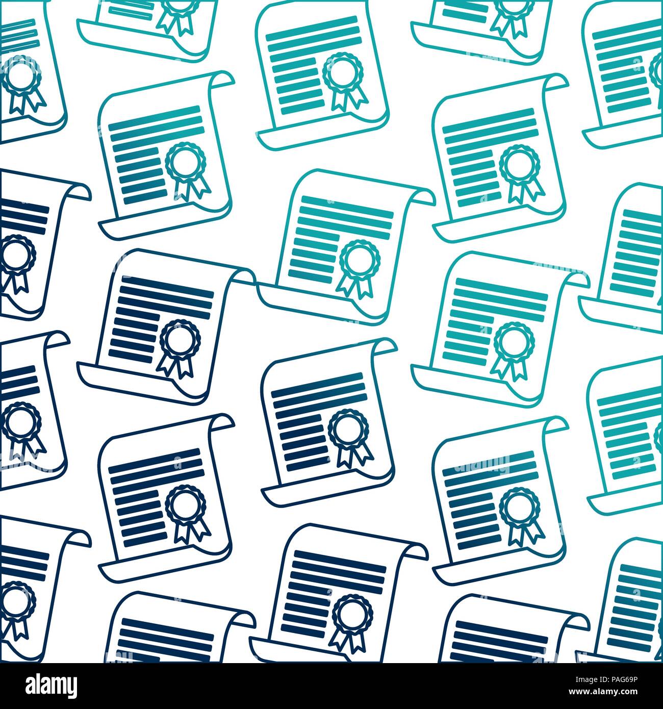 parchment diploma graduation pattern Stock Vector Image & Art Alamy