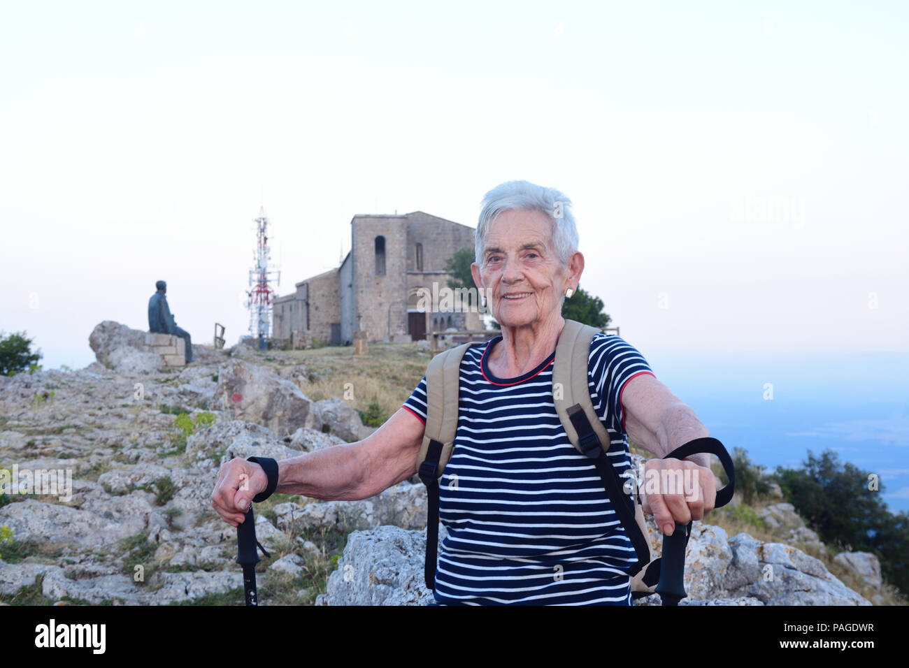 Woman close profile walk hi-res stock photography and images - Alamy