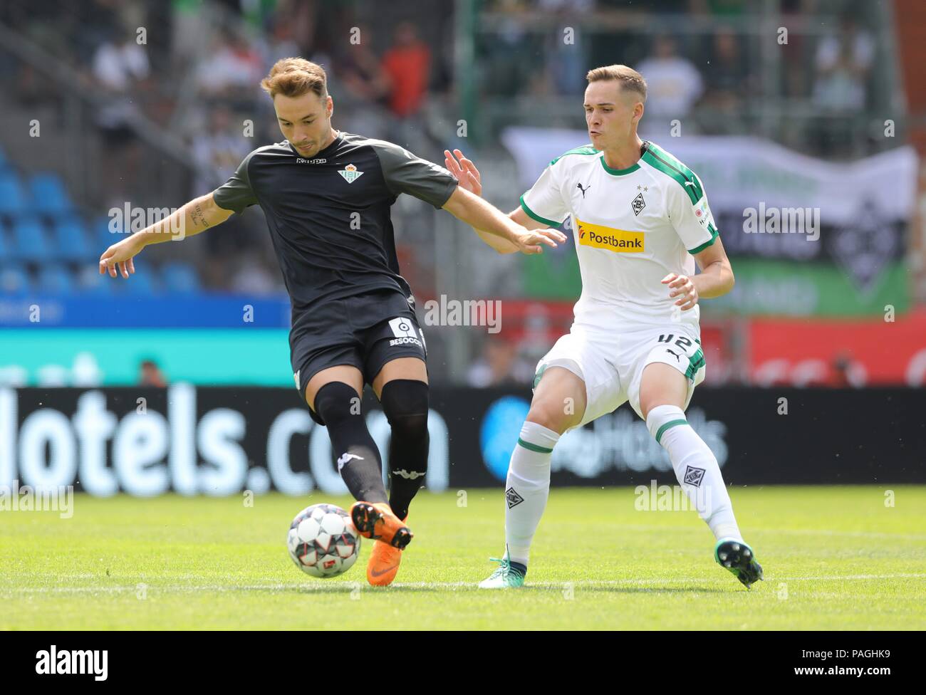 Bochum Deutschland 22nd July 18 Firo 22 07 18 Football 1 Bundesliga Season 18 19 H Hotels Cup Borussia Monchengladbach Gladbach Real Betis Sevilla Florian Mayer Gladbach Duels Credit Dpa Alamy Live News Stock Photo Alamy