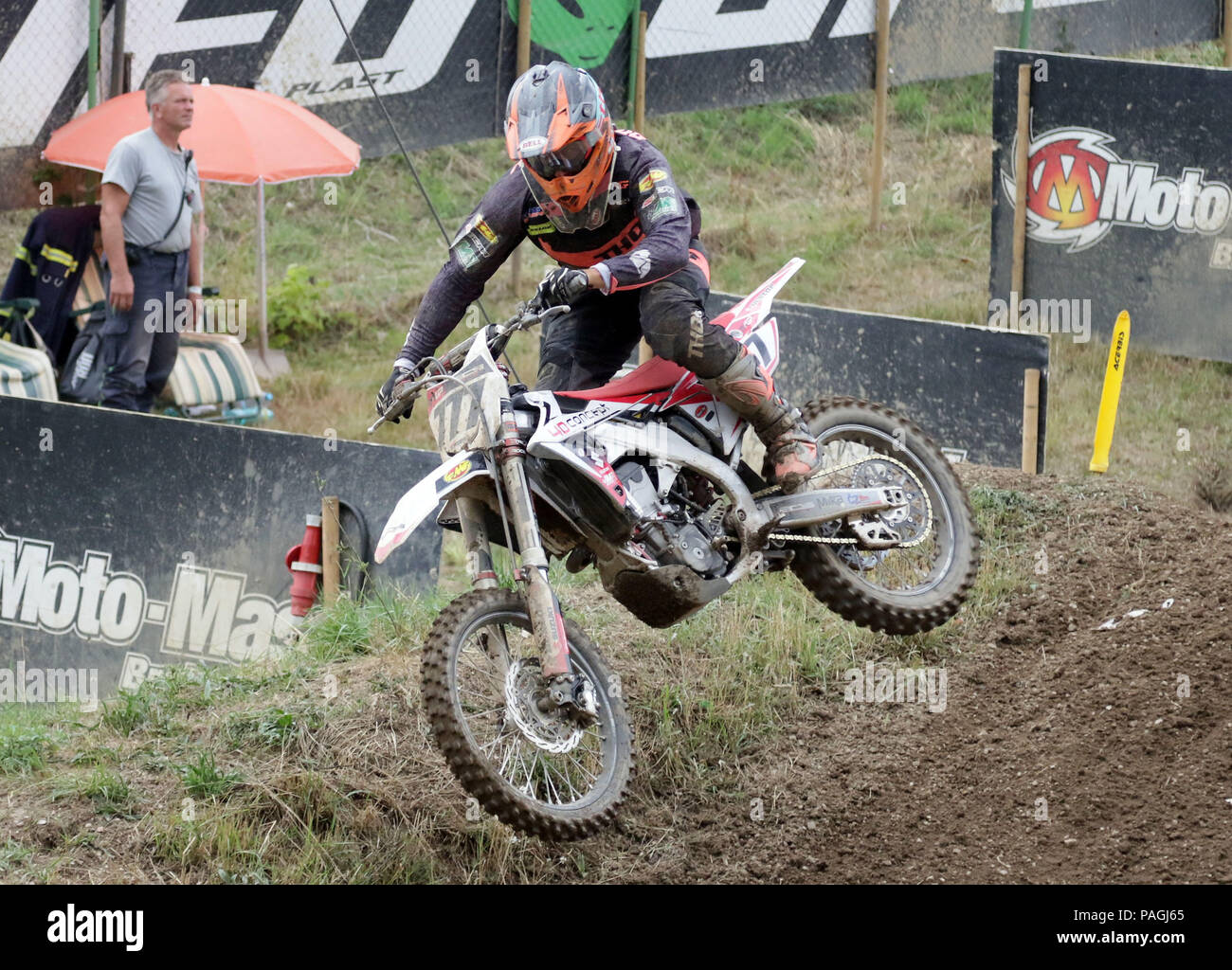 Loket, Czech Republic. 22nd July, 2018. Evgeny BOBRYSHEV (RUS/BOS GP ...