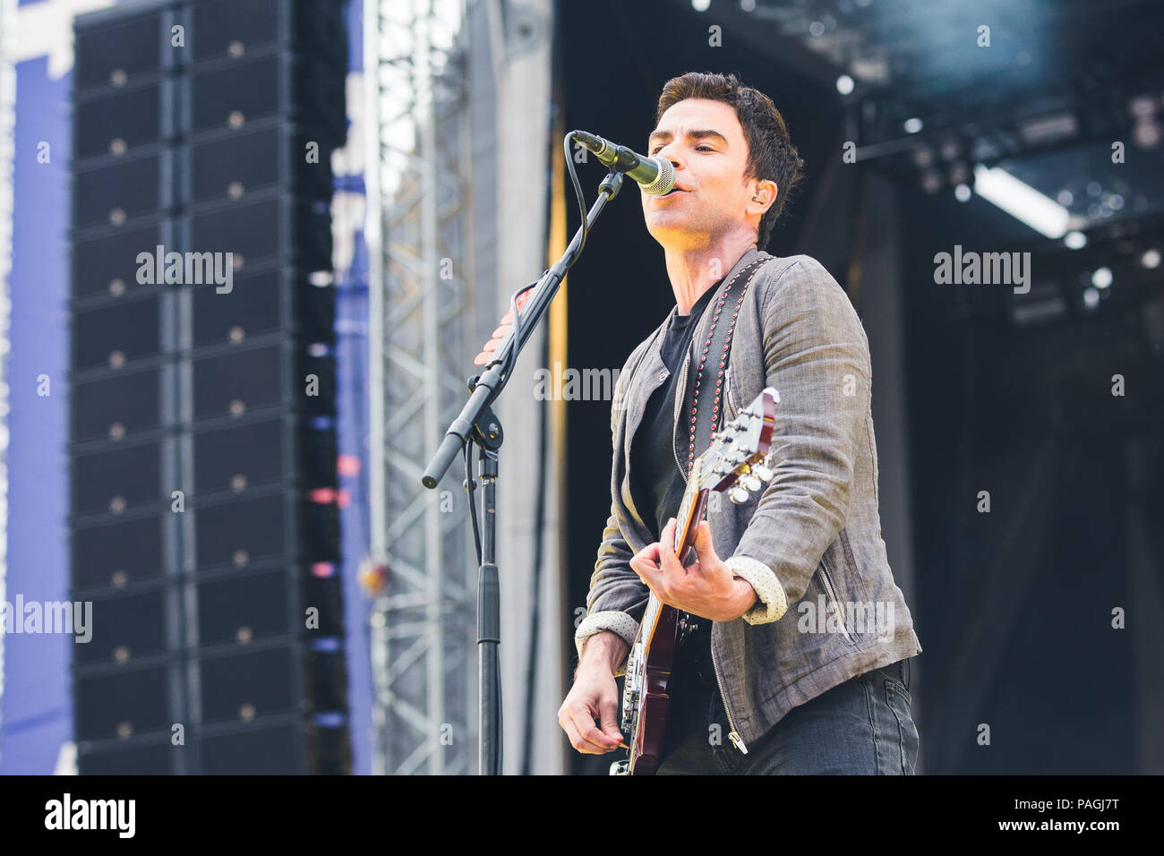 July 20, 2018 - Lead singer of the Stereophonics, Kelly Jones ...