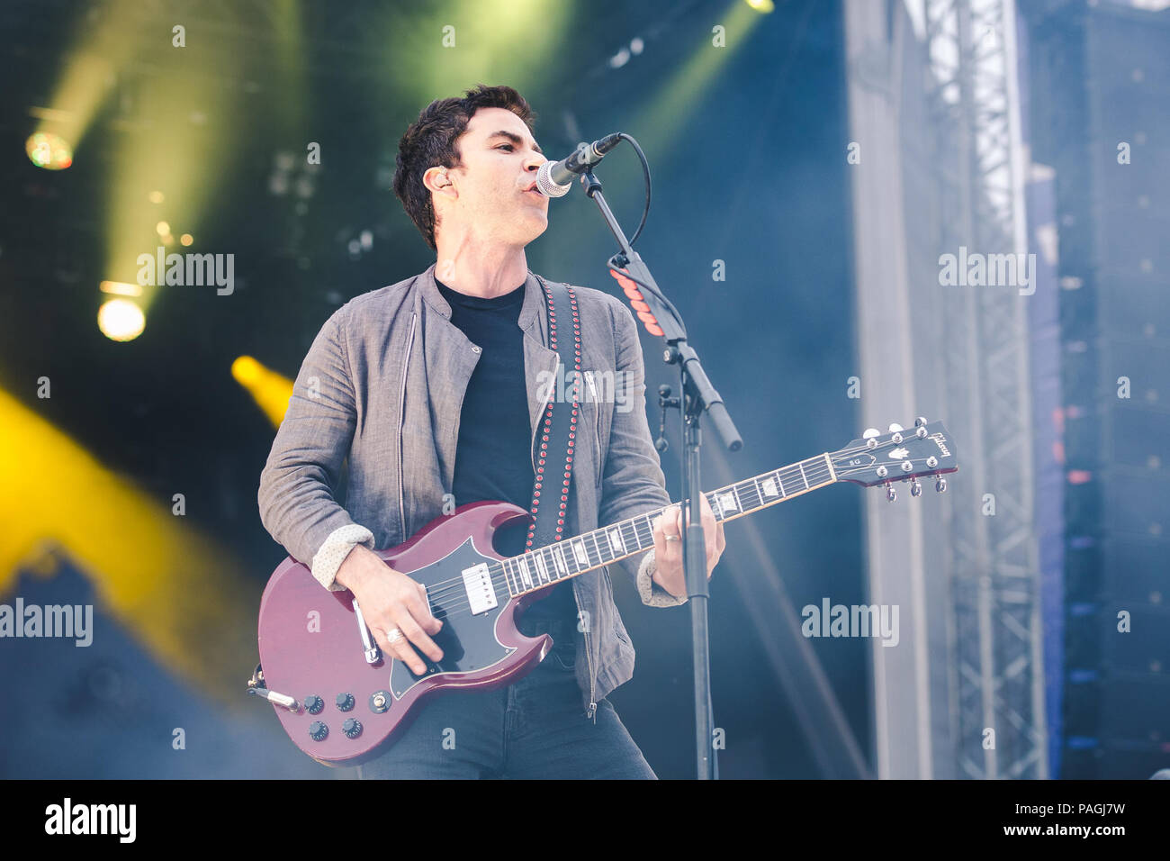 July 20, 2018 - Lead singer of the Stereophonics, Kelly Jones ...